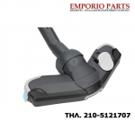 Πέλμα με ρόδες (και τρύπα για πείρο - triactive) αναρρόφησης σκούπας Φ32mm PHILIPS (FC.)